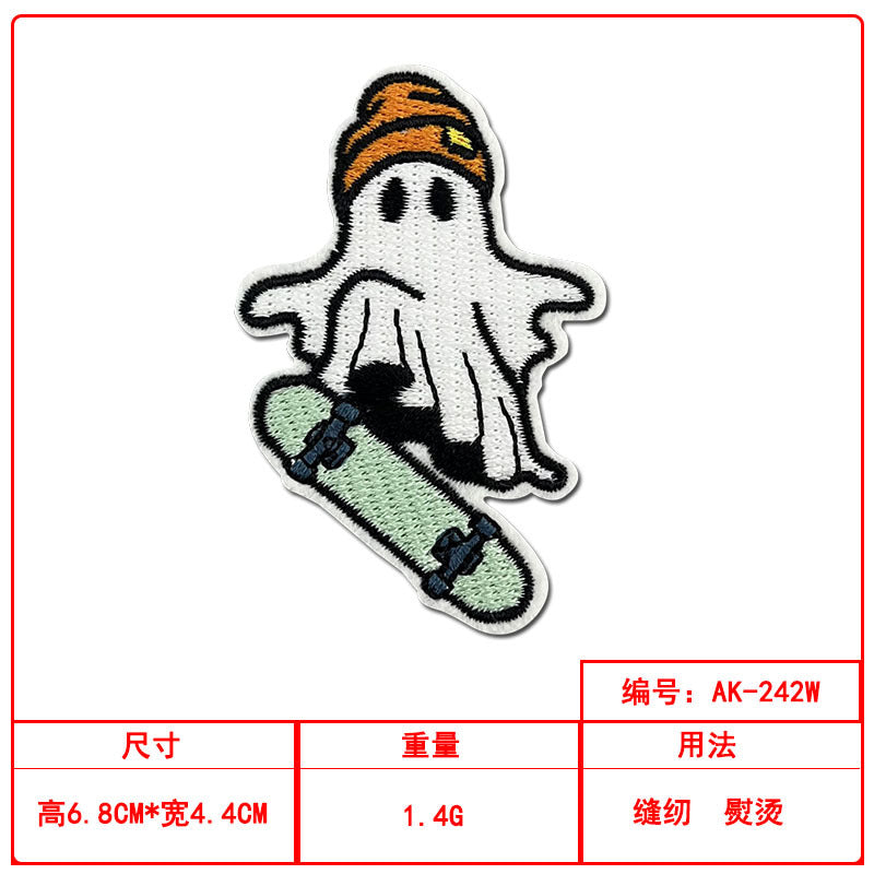 Wholesale Ghost Witch Embroidered Patch